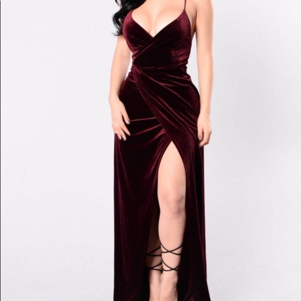 Wine Maxi Dress